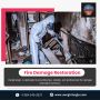 Fire damage restoration service Cary