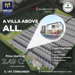 Villas in Kollur – Premium Living at the Best Price!