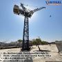 Heavy-Duty Luffing Tower Crane for Urban Construction
