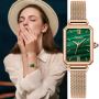 Ladies Watch Malachite Green Small Green Watch Fashion Retro