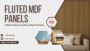 Modern Fluted MDF Panels for Elegant Interior Wall Design