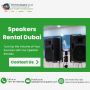Top Audio Equipment & Speaker Rentals – Dubai Deals