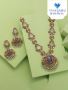 Handcrafted Heritage Necklace & Earrings Set | Vysyaraju Jew