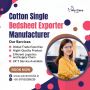 Cotton Single Bedsheet Exporter Manufacturer