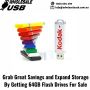 Grab Great Savings and Expand Storage By Getting 64GB Flash 