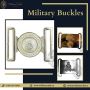 Custom Military Buckles by William Scully for Sale