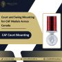 Court and Swing Mounting for CAF Medals Across Canada