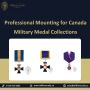 Professional Mounting for Canada Military Medal Collections