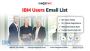 IBM Users Email List