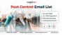 Pest Control Email List