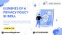 Elements of a Privacy Policy in India | Wish Legals