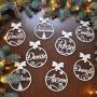 Wooden Name Ornaments