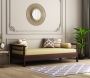 Buy Leona Divan with Mattress (Walnut Finish)