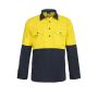 Half button hi vis work shirts from workarmour