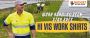 Get the hi vis work shirts that helps to work hard and stay 