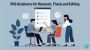 PhD Assistance for Research, Thesis and Editing PhD Assistance for Research, Thesis and Editing