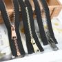 Customized Metal Zippers 15/20/30/40cm Closed-end Auto-lock 