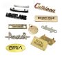 WYSE Custom Metal Logo Labels Tag for Swimwear Garment Bags 