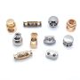 Custom Adjustable Drawstring Lock Clasp, Round Snap Button 