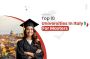 Study at Leading Universities in Italy for Masters