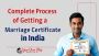 Process of Getting a Marriage Certificate in India