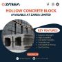Hollow Concrete Block Available on Zarea Limited
