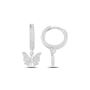 Zehrai Silver Dangle Earrings | Sleek Silver Jewellery