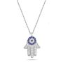 Protective Evil Eye Necklace at Zehrai