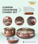 Buy online Copper Cookware Combo Set